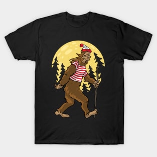 BIGFOOT BY THE LIGHT OF THE MOON T-Shirt